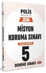 Emniyet Genel Müdürlüğü Polis Misyon Koruma Sınavı Tamamı Çözümlü 5 Deneme Sınavı - Data Yayınları