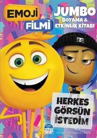 Emoji Filmi Jumbo Boyama ve Etkinlik Kitabı - Martı Çocuk Yayınları