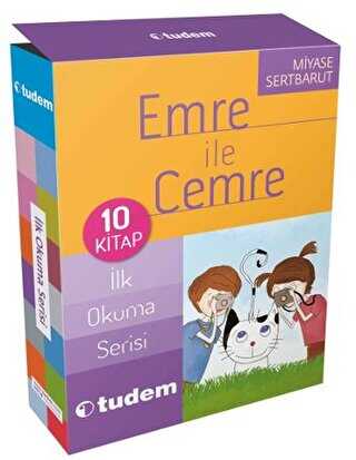 Emre ile Cemre - İlk Okuma Serisi 10 Kitap Takım - Tudem Yayınları