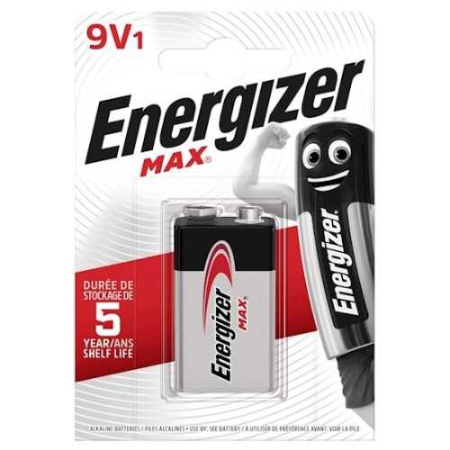 Energizer Max Alkaline 9 Volt Pil Tekli 9V-6LR61