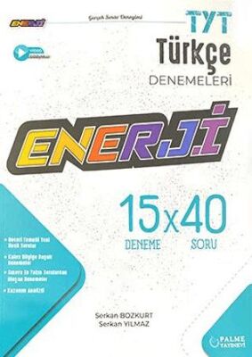 Palme YKS TYT Enerji Türkçe 15 Deneme Sınavı Video Çözümlü - 1
