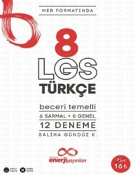 Enerji Yayınları 8. Sınıf LGS Türkçe Meb Formatında 12 Deneme - Enerji Yayınları