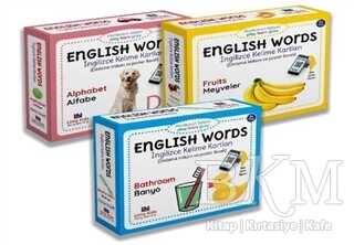 English Words - İngilizce Kelime Kartları Seti - 3 Kitap Takım
