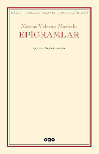 Epigramlar - Yapı Kredi Yayınları