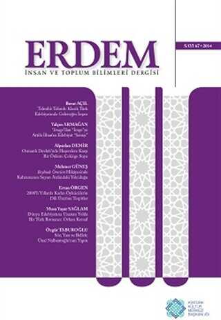 Erdem Atatürk Kültür Merkezi Dergisi Sayı: 67 2014
