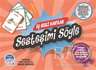 Eş Sesli Kartlar - Sesteşimi Söyle - Martı Çocuk Yayınları