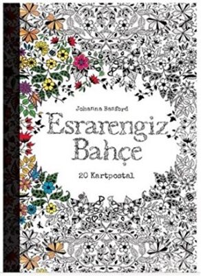 Esrarengiz Bahçe Kartpostal Kitabı kapağı
