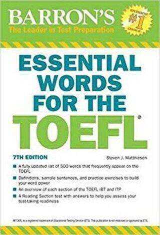 Barron`s Essential Words for the TOEFL