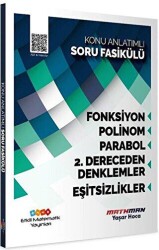 Etkili Matematik Yayınları AYT Matematik Fonksiyon Polinom Parabol 2. Dereceden Denklemler ve Eşitsizlik Konu Anlatımlı Soru Fasikülü - Etkili Matematik Yayınları