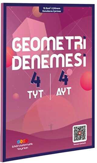 Etkili Matematik Yayınları TYT AYT Geometri Denemesi Özel Baskı