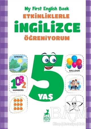 Etkinliklerle İngilizce Öğreniyorum 5 Yaş - Ren Çocuk