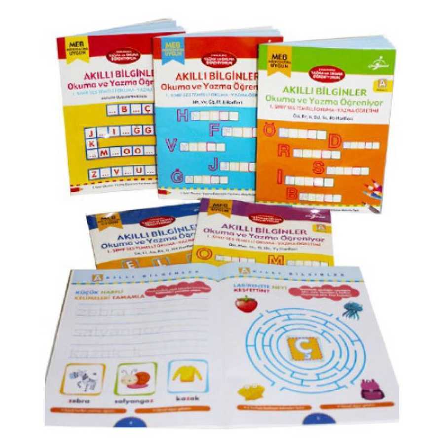 Etkinliklerle Okuma ve Yazma Öğreniyorum Serisi Set - Çocuk Gezegeni