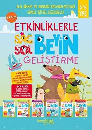 Etkinliklerle Sağ Beyin Sol Beyin Geliştirme - Hayykitap