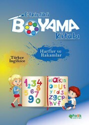 Etkinlikli Boyama Kitabı Harfler ve Rakamlar - Fark Yayınları