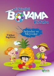 Etkinlikli Boyama Kitabı Sebzeler ve Meyveler - Fark Yayınları