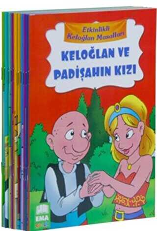 Etkinlikli Keloğlan Masalları Seti - 10 Kitap Takım Küçük Boy - Ema Çocuk