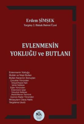 Evlenmenin Yokluğu ve Butlanı - 1