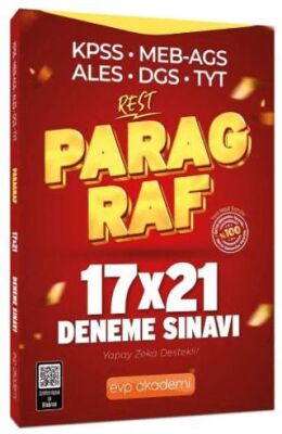 KPSS MEB-AGS ALES DGS TYT Paragraf REST 17x21 Deneme Çözümlü - 1
