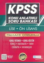 Evrensel İletişim Yayınları KPSS Lise - Ön Lisans Konu Anlatımlı Soru Bankası - Evrensel İletişim Yayınları