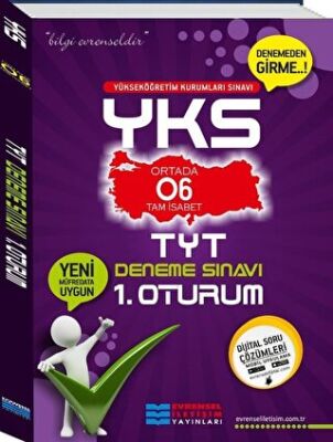 Evrensel İletişim Yayınları 2018 YKS TYT 06 Tam İsabet Deneme Sınavı 1. Oturum - 1