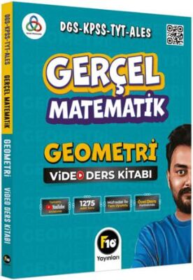 F10 Yayınları Gerçel Matematik DGS KPSS TYT ALES Geometri Video Ders Kitabı - 1