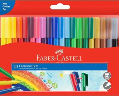 Faber-Castell Eğlenceli Keçeli Kalem 20Li - 1