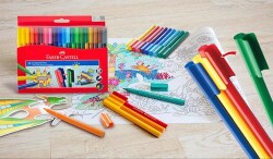 Faber-Castell Eğlenceli Keçeli Kalem 20Li - 4