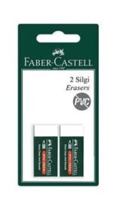 Faber Castell 188524 Beyaz Silgi 2Li Blister - 1