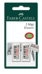 Faber Castell 188630 Beyaz Silgi 2Li Blister - Faber-Castell