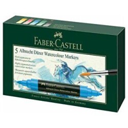 Faber-Castell Albrecht Dürer Sulu Boya Markörü 5Li - Faber-Castell