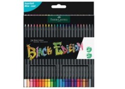 Faber-Castell Black Edition Boya Kalemi 24 Renk - Faber-Castell
