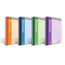 Faber-Castell Bloknot Canlı Renk A4 80 Yaprak Çizgili Asorti - Faber-Castell