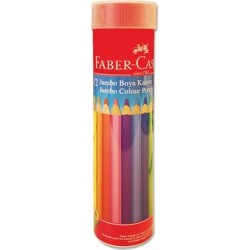 Faber-Castell Boya K. 12 R. Jumbo T.B. Tüp Üçgen - Faber-Castell