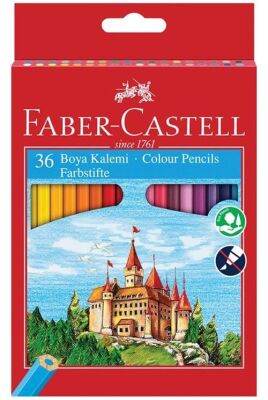 Faber Castell Boya Kalemi Karton Kutu 36`lı - 1