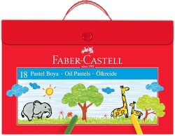 Faber-Castell Çantalı Pastel Boya 18 Renk - Faber-Castell