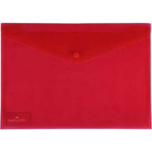 Faber-Castell Çıtçıtlı Dosya Kırmızı