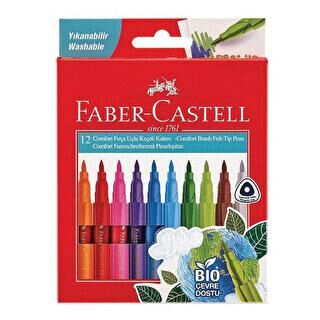 Faber-Castell Comfort Keçeli Kalem BIO Plastik Gövdeli 12li - 1