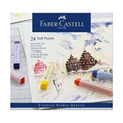 Faber-Castell Creativity Toz Pastel 24 Renk Tam Boy - Faber-Castell