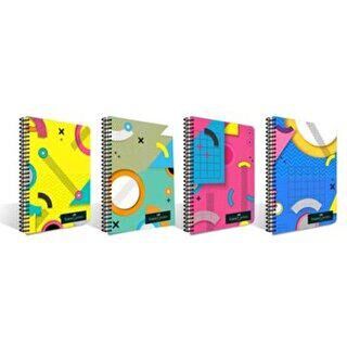 Faber-Castell Defter Pp Kpk Pattern 120 Yaprak Kareli - 1