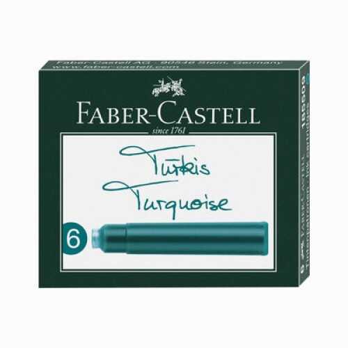Faber-Castell Dolma Kalem Kartuşu Yeşil 6Lı