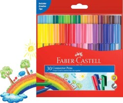 Faber-Castell Eğlenceli Keçeli Kalem 30 Renk - 2