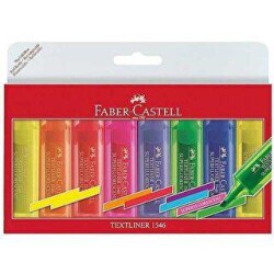 Faber-Castell Fosforlu Kalem 1546 8 Renk - Faber-Castell