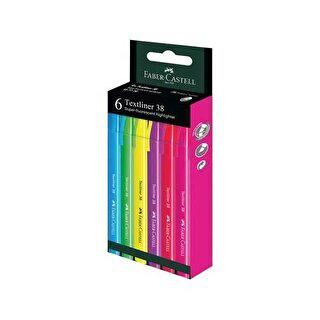 Faber-Castell Fosforlu Kalem 38 Neon 6Lı - 1