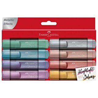 Faber-Castell Fosforlu Kalem 46 Metalik 8 Renk - 1