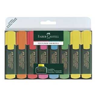 Faber-Castell Fosforlu Kalem Karışık Renk 8Li