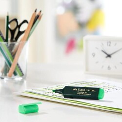 Faber-Castell Fosforlu Kalem Yeşil - 2