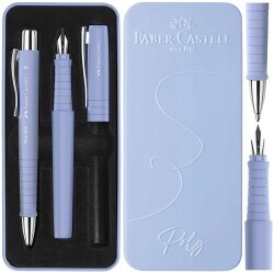 Faber-Castell Grip 2011 Hediye Seti Pale İris Metal Kutu Dolma Kalem Ve Tükenmez Kalem - 2