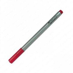 Faber-Castell Grip Finepen 0.4 Mm Lal Kırmızı - Faber-Castell