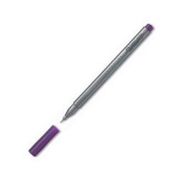 Faber-Castell Grip Finepen 0.4 Mm Mor - Faber-Castell
