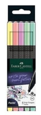 Faber-Castell Grip Finepen 2022 Pastel 5Li - 1